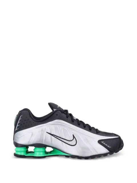 Nike Shox R4 metallic-logo sneakers