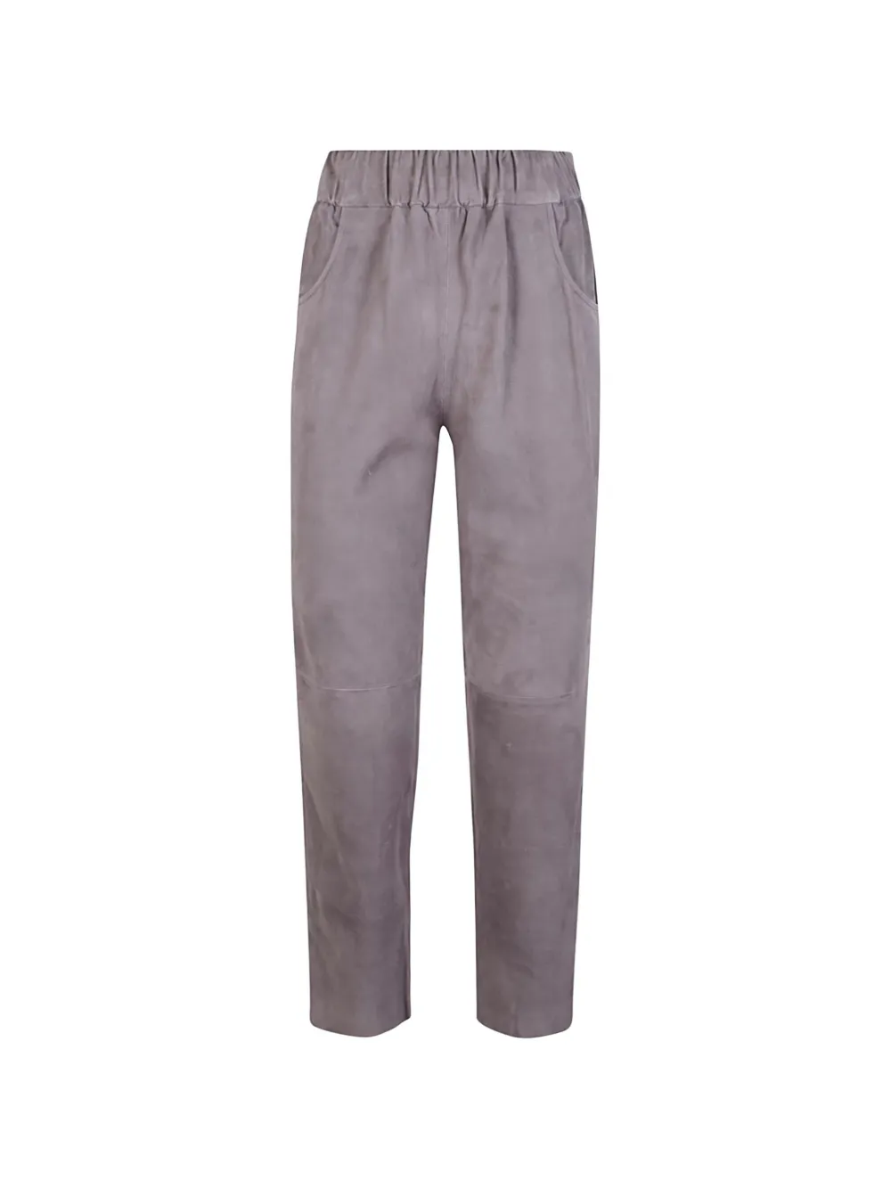 Via Masini 80 Broek met elastische taille Grijs