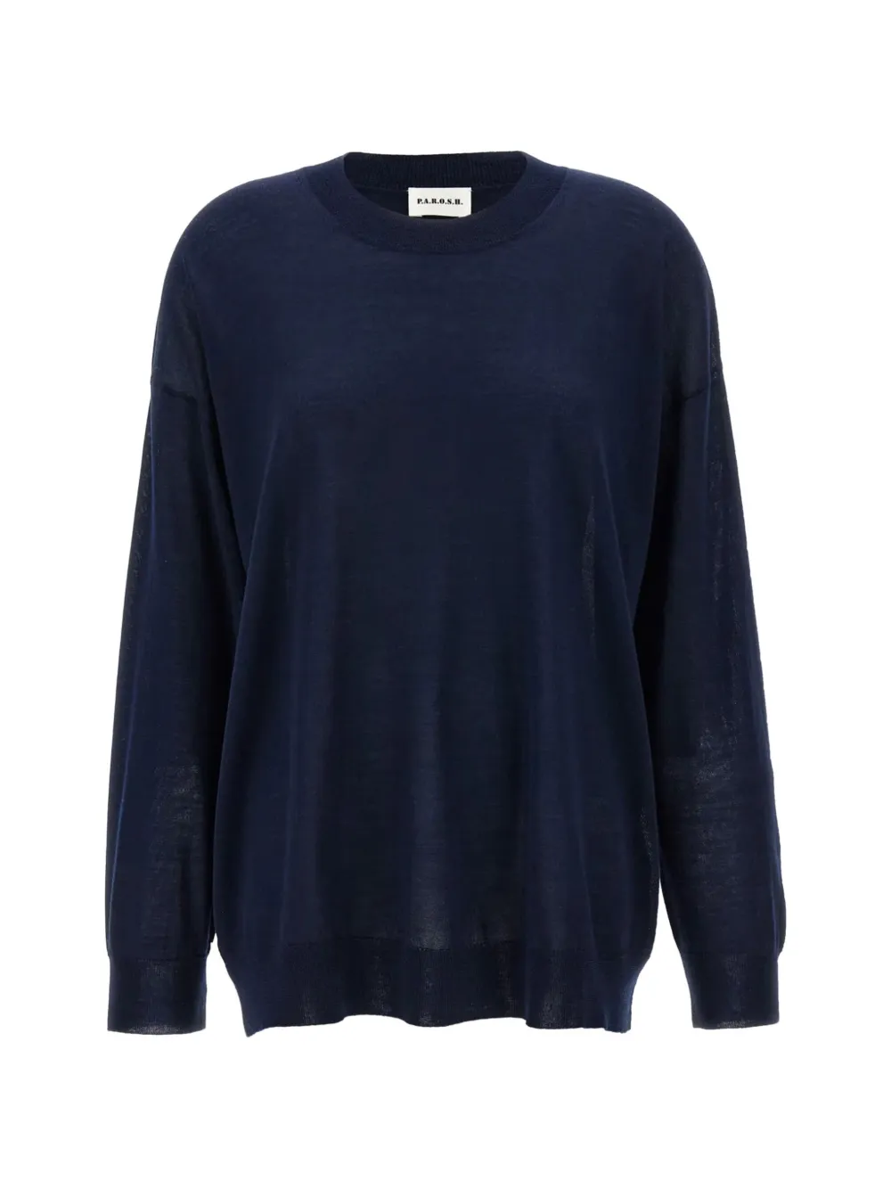 P.A.R.O.S.H. Linfad blue crew-neck sweater