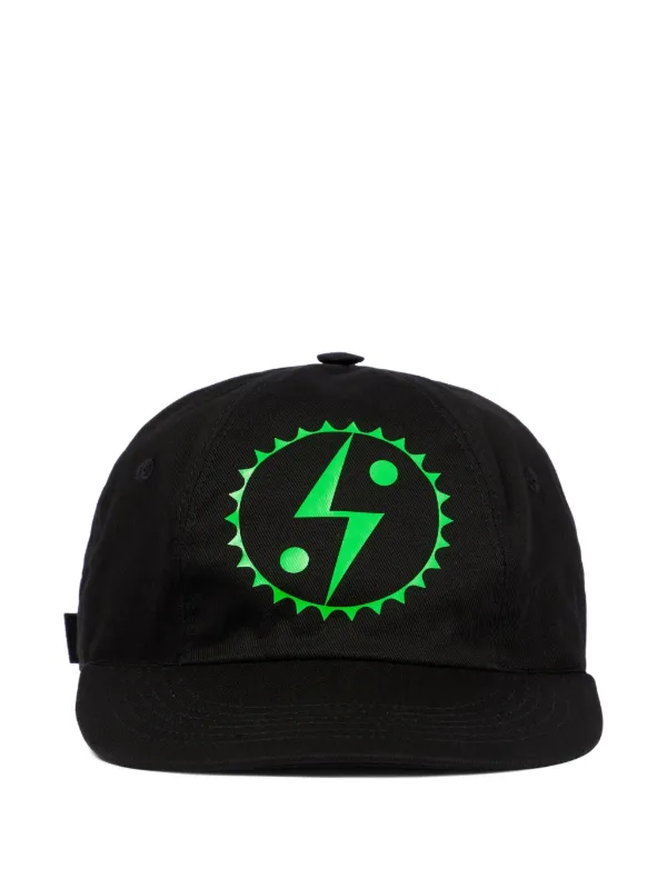 Stella McCartney Cotton Baseball Cap in Black