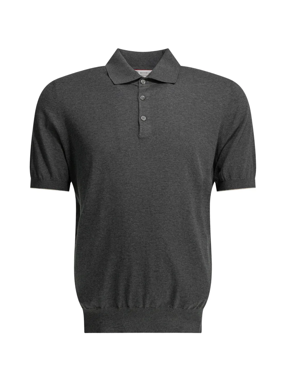 Brunello Cucinelli Kurzärmeliges Poloshirt - Grau