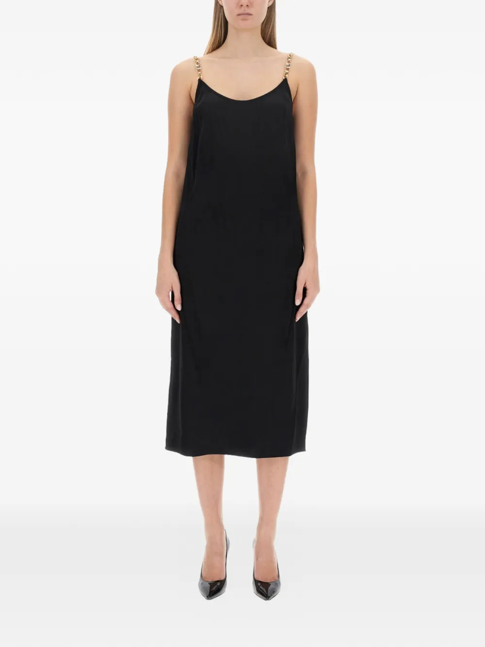 Michael Michael Kors logo straps dress - Nero