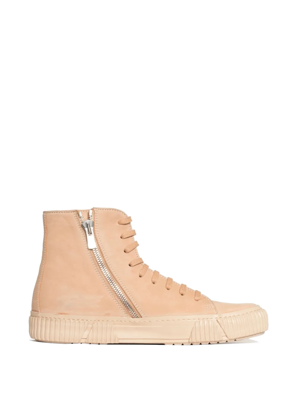 Both hi-tops leather sneakers - Toni neutri