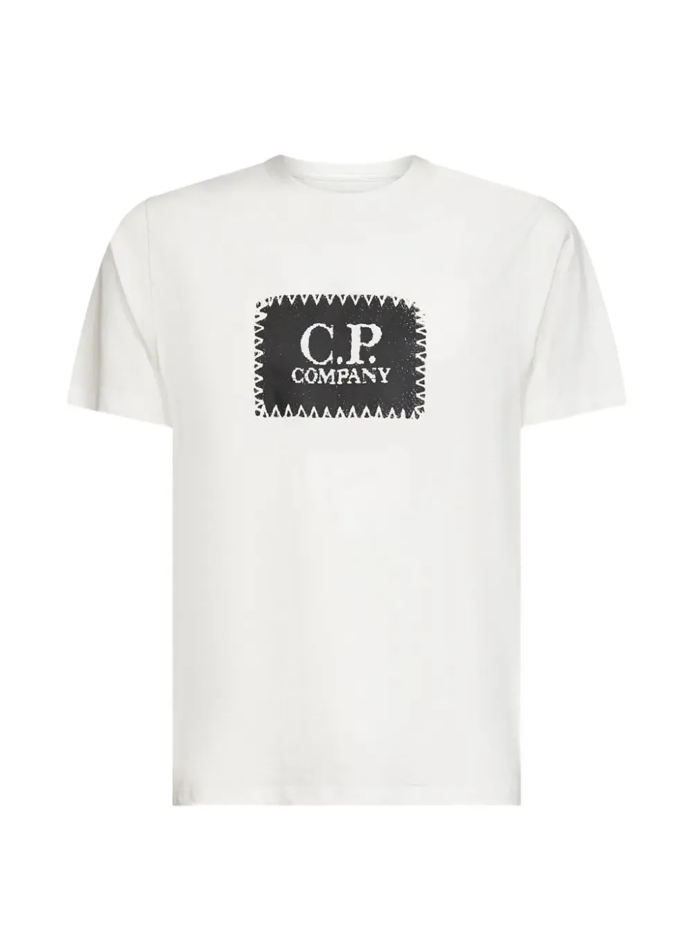 C.P. Company logo-print short-sleeve T-shirt - Weiß