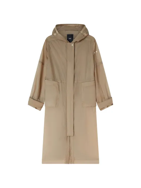 Add hooded parka coat