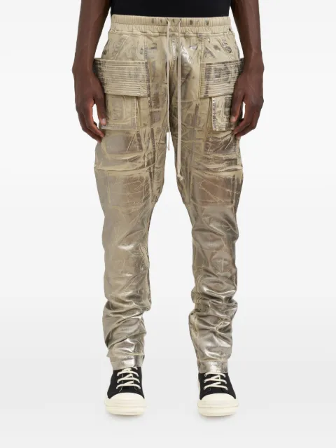 Rick Owens DRKSHDW drawstring cargo denim trousers