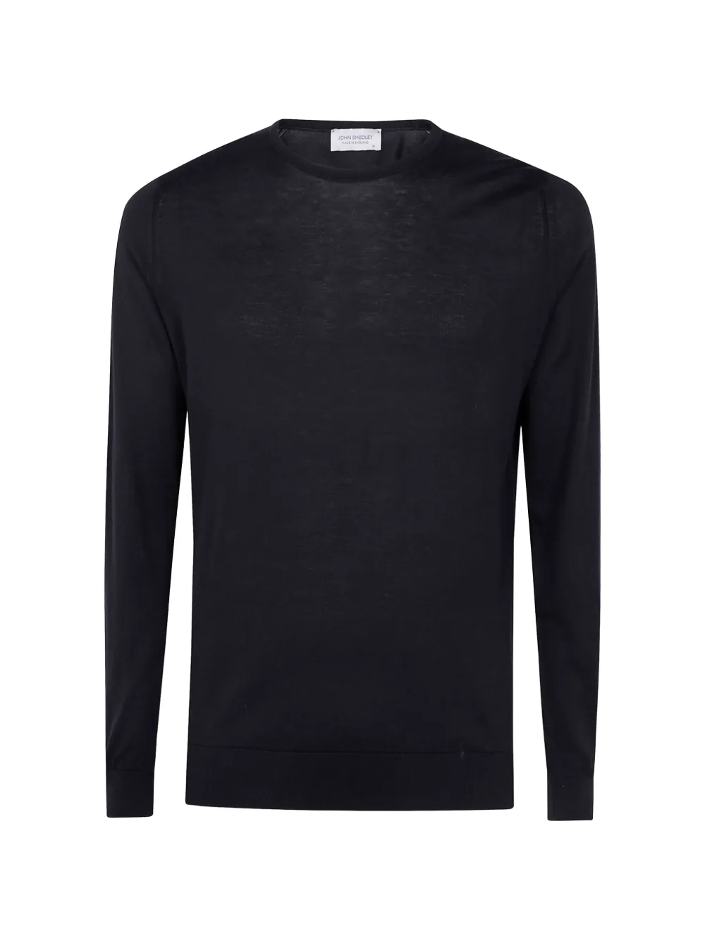 John Smedley long-sleeves crew-neck T-shirt - Nero