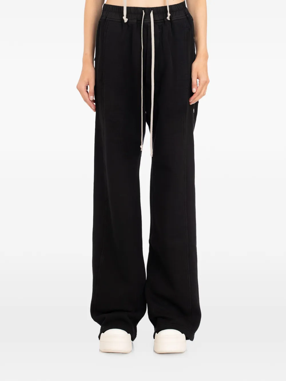 Rick Owens DRKSHDW Pusher button-detail trousers - Nero