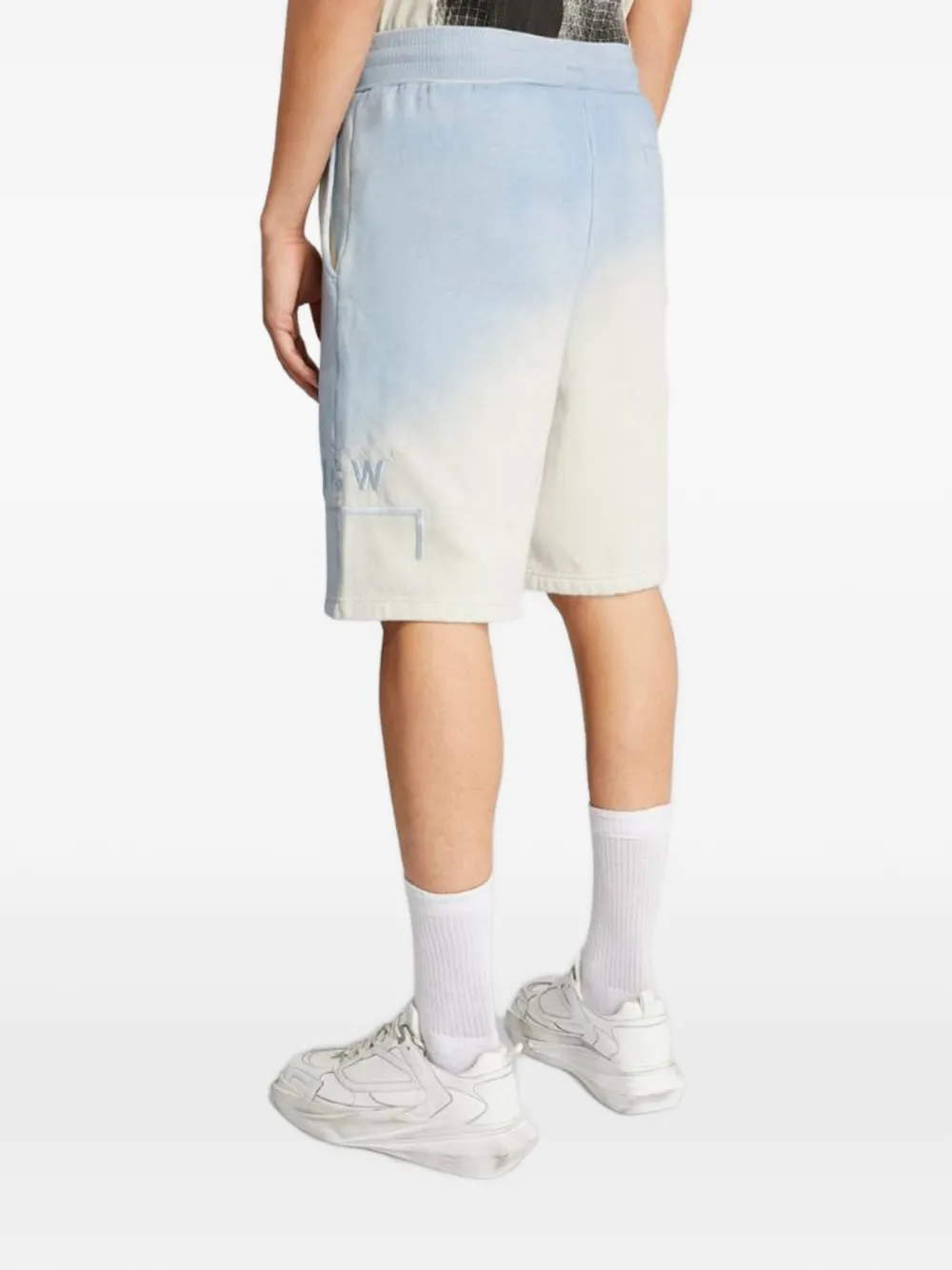 A-COLD-WALL* Trainingsshorts met kleurverloop Blauw