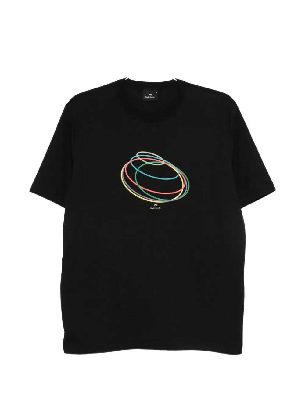 PS Paul Smith rings-print T-shirt - Schwarz