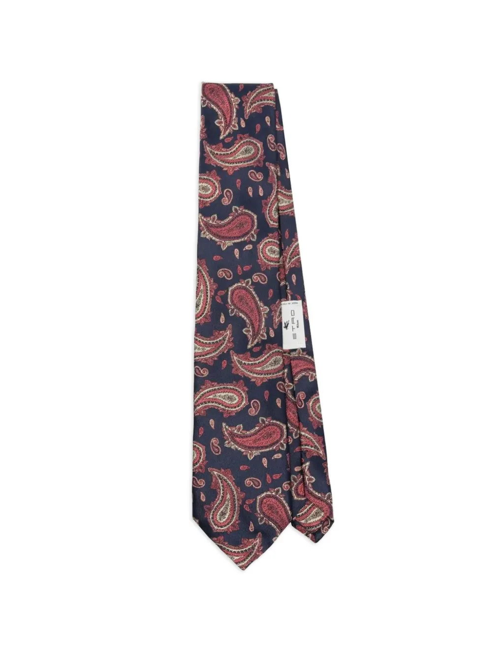 ETRO paisley silk tie - Blu