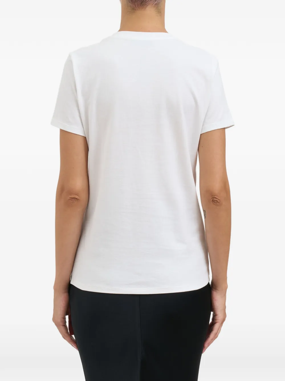 Elisabetta Franchi Katoenen T-shirt Wit