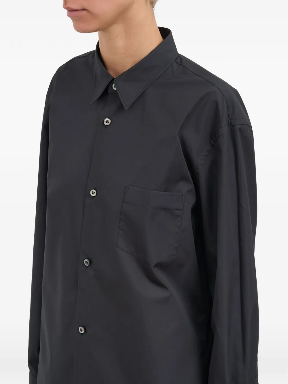Junya Watanabe Blouse met borstzak Zwart