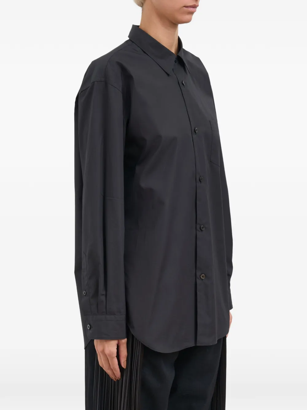 Junya Watanabe Blouse met borstzak Zwart