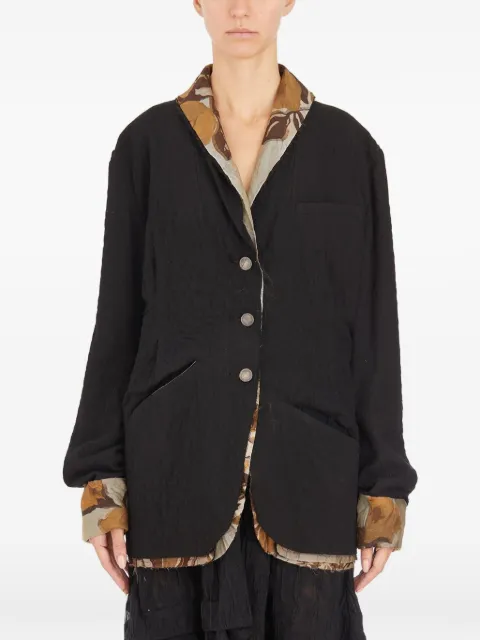 CHIAHUNG SU button-fastening blazer