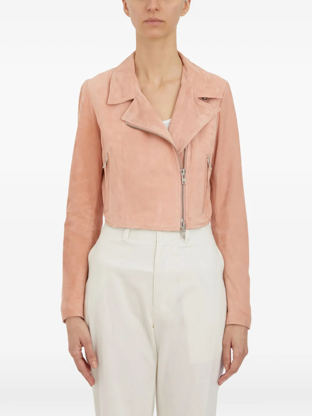 SWD BY S.W.O.R.D. suede jacket - Rosa