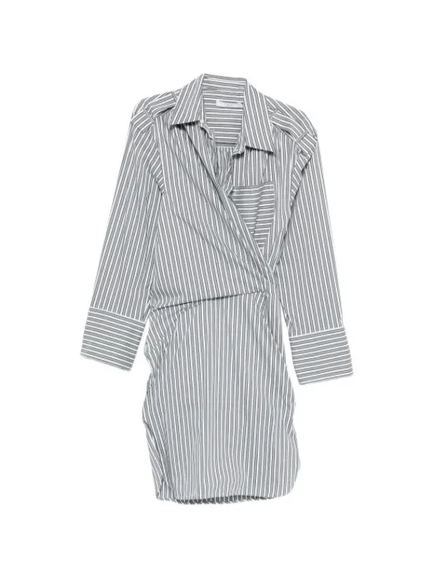 IRO Lazul striped cotton mini dress