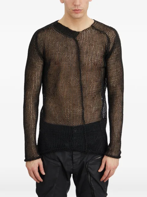 Masnada open-knit top