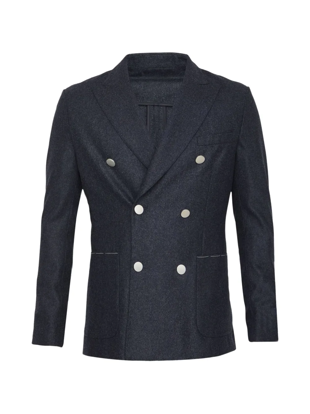 Tonello double-breasted flannel blazer - Grigio