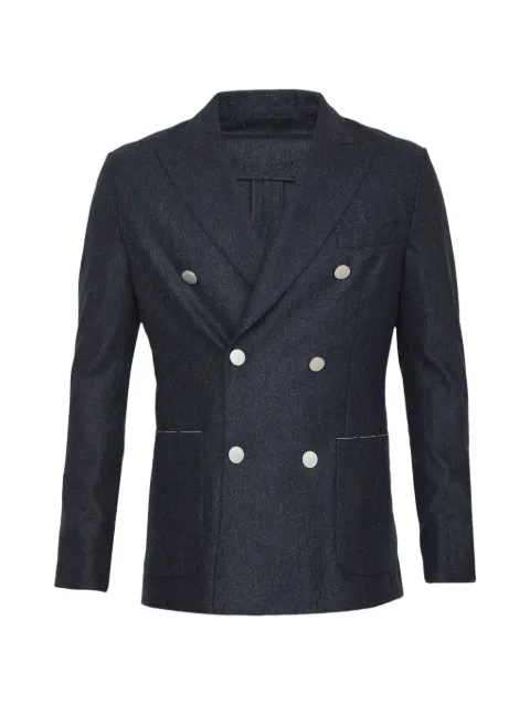 Tonello double-breasted flannel blazer