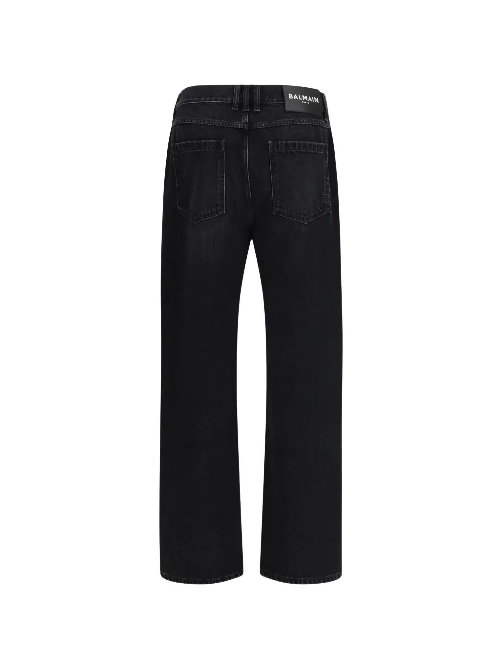 Balmain Jeans met wijde pijpen Zwart