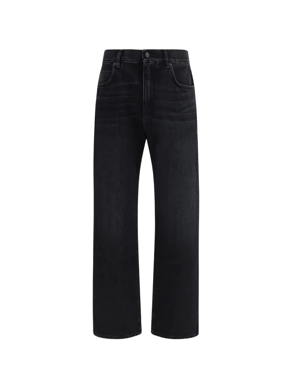 Balmain wide-leg cotton jeans - Nero