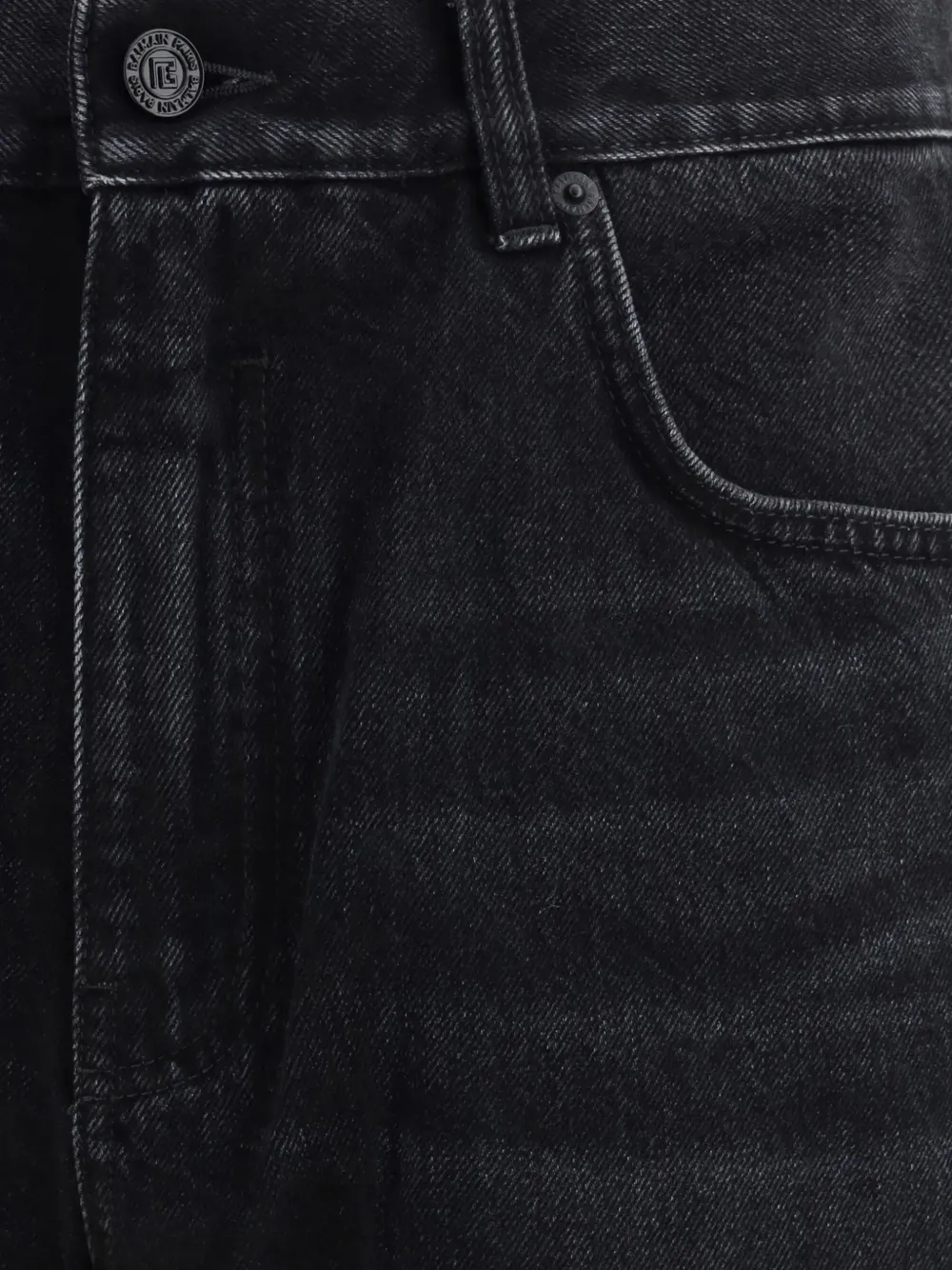 Balmain Jeans met wijde pijpen Zwart