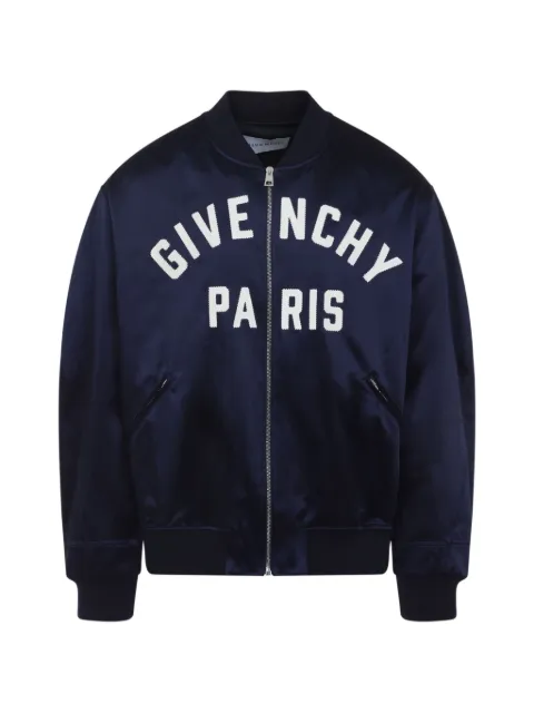 Givenchy logo bomber jacket