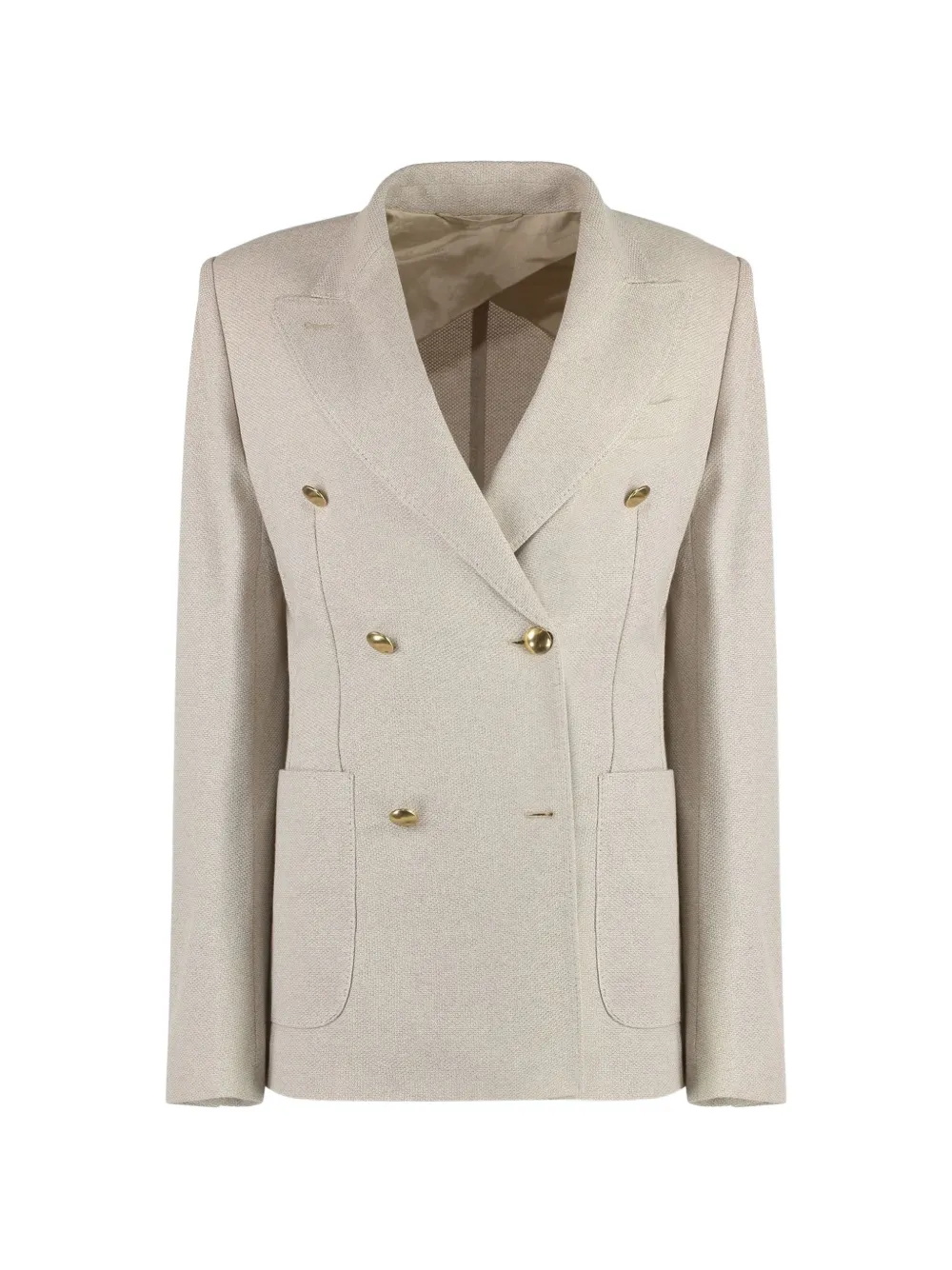 Max Mara Vanadio double-breasted blazer - Toni neutri