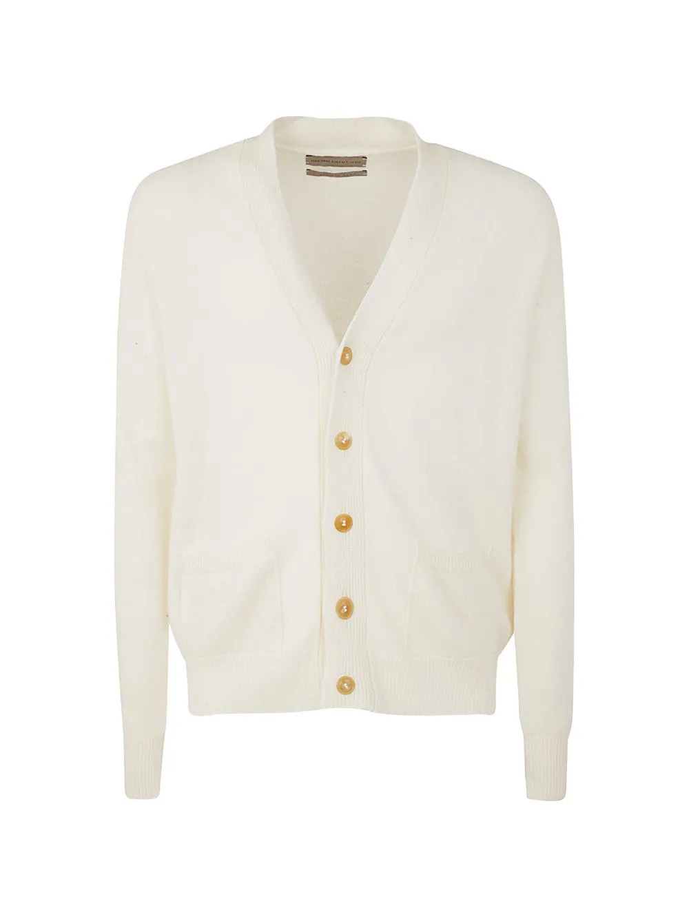 original vintage style button v-neck cardigan - Toni neutri