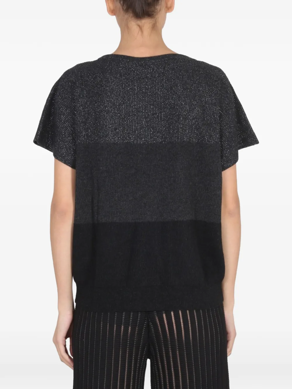 Fabiana Filippi T-shirt met ronde hals Grijs