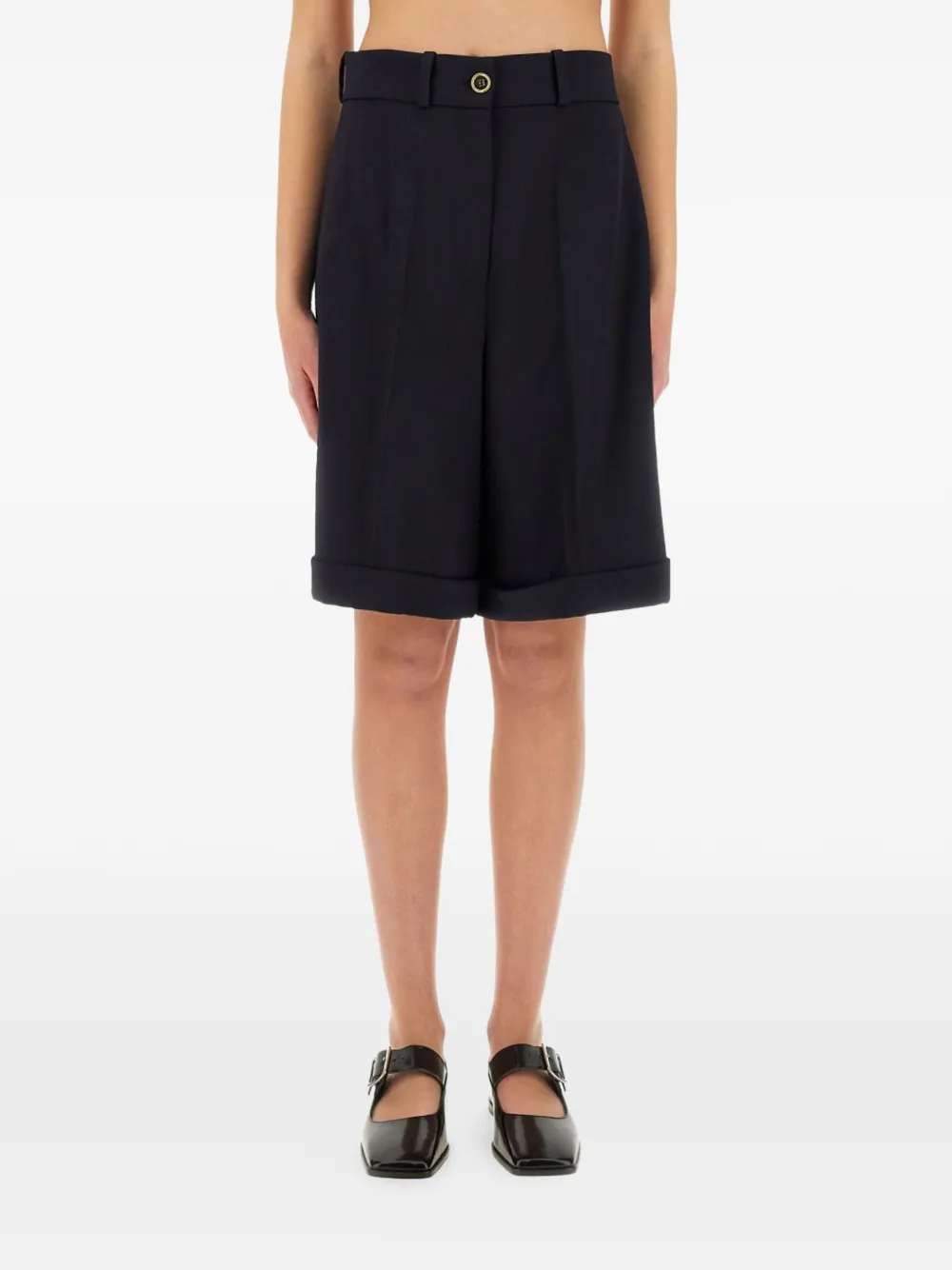 Patou button shorts - Blue