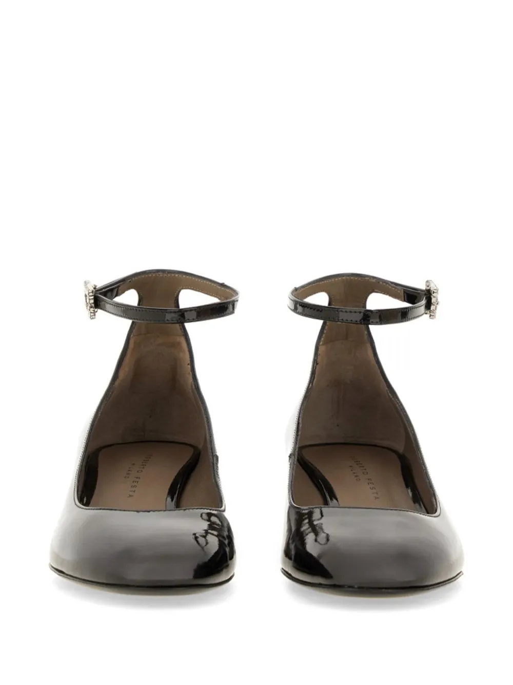 Roberto Festa Sandalen met gesp Zwart