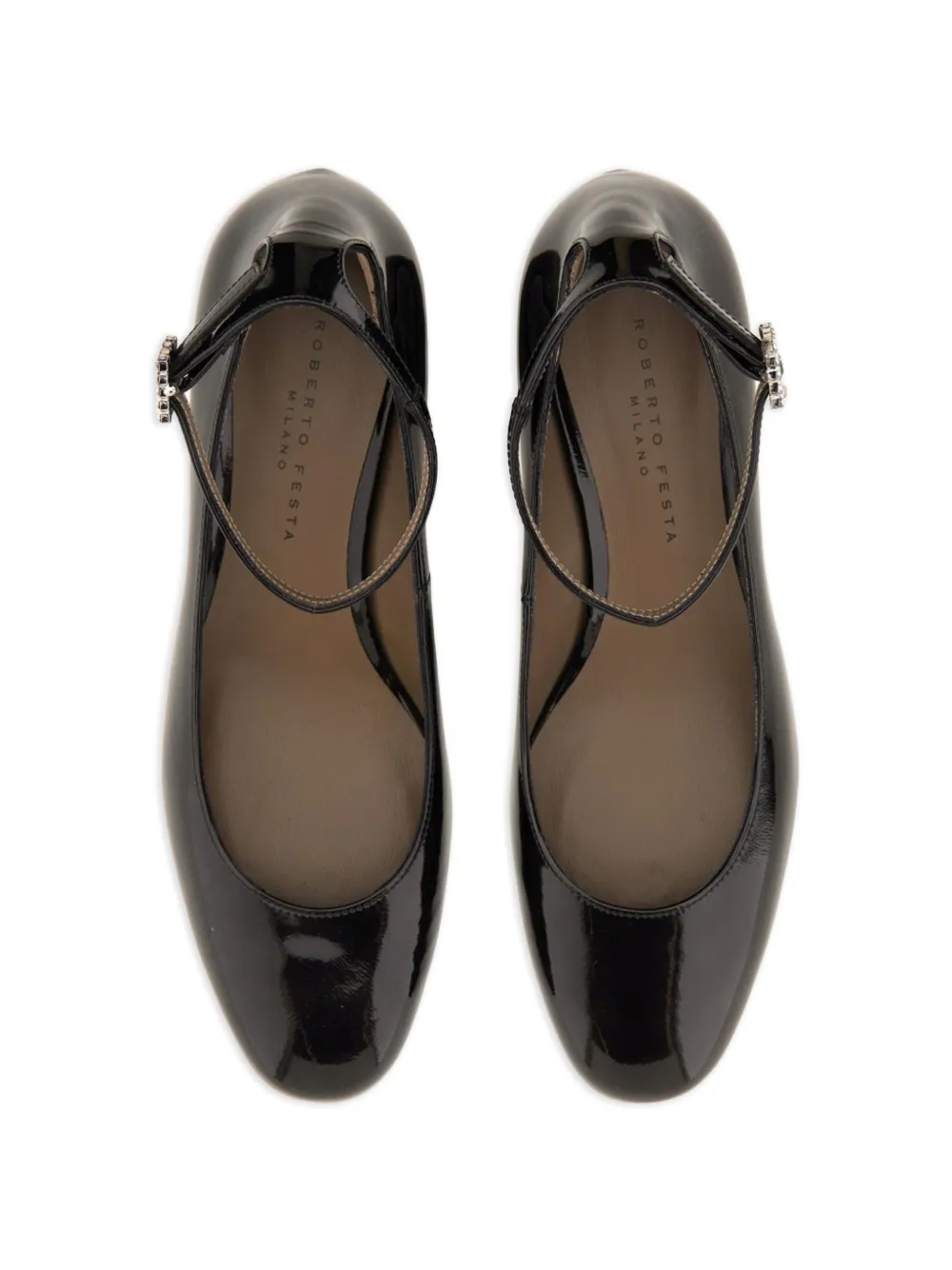 Roberto Festa Sandalen met gesp Zwart