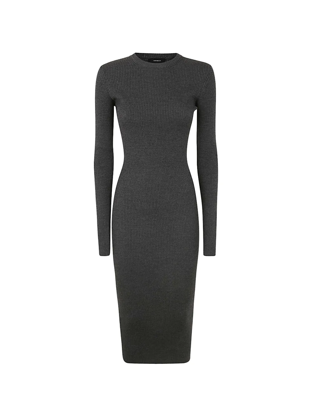 WARDROBE.NYC ribbed long-sleeve maxi dress - Grigio
