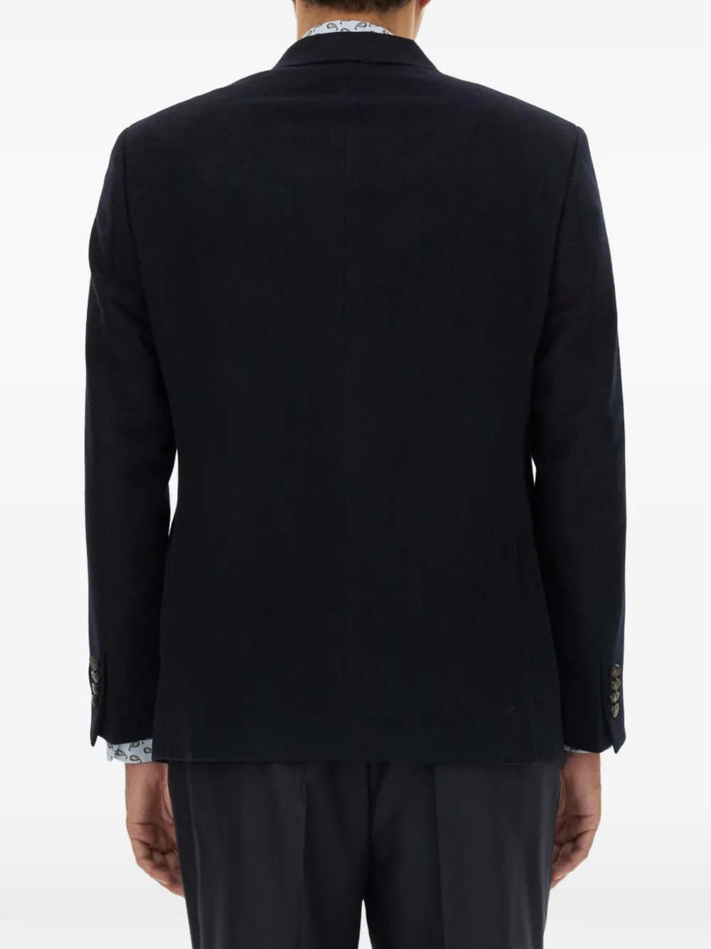 ETRO Blazer met enkele rij knopen Blauw