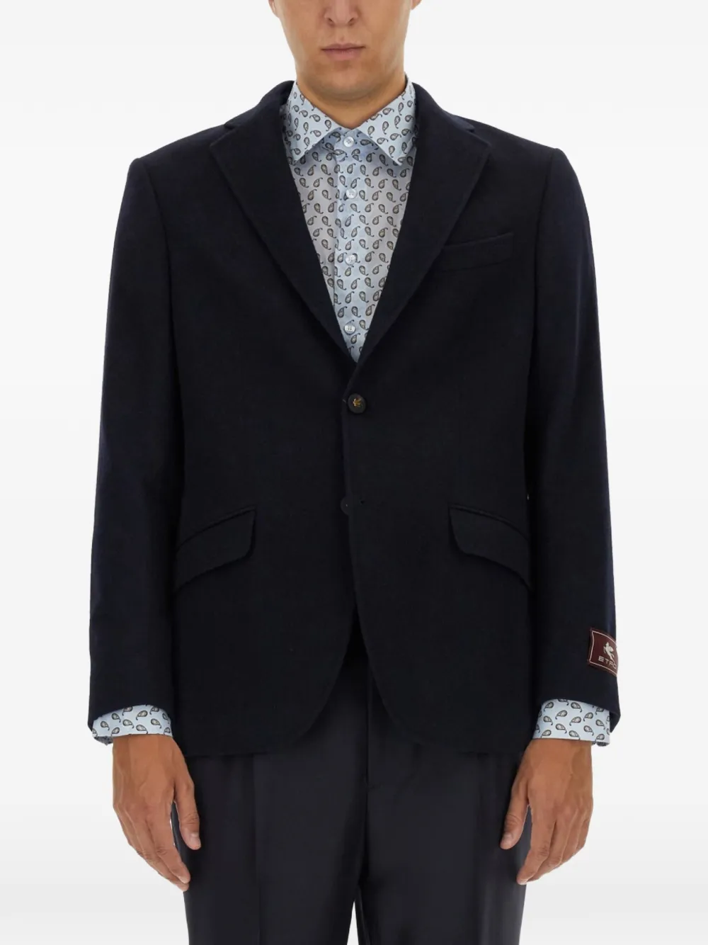 ETRO single-breasted blazer - Blu
