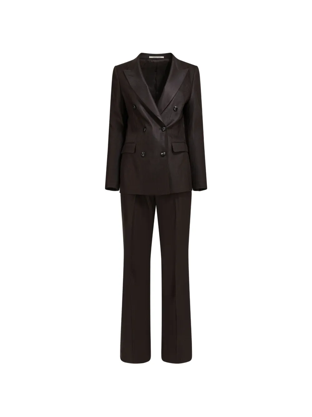 Tagliatore Double-breasted Parigi Suit In Brown