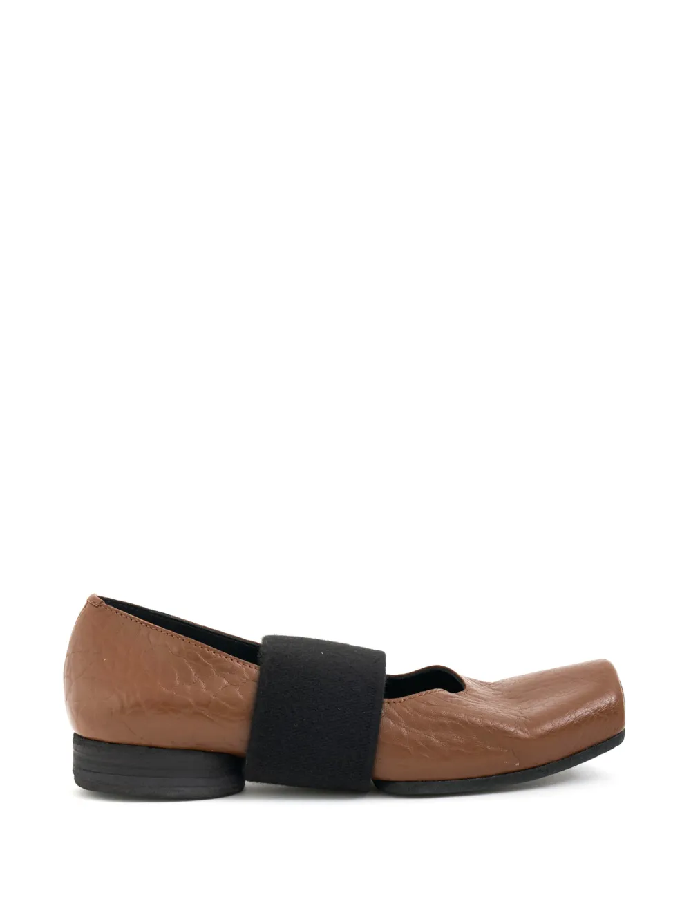Uma Wang leather ballet flats - Marrone