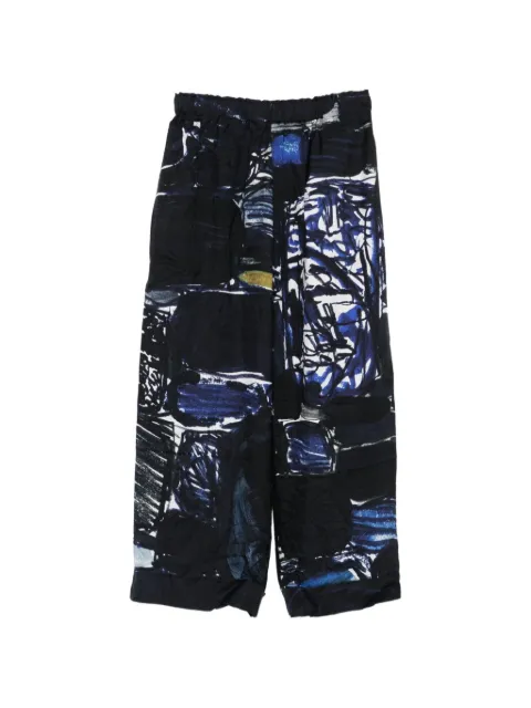 Daniela Gregis abstract-print trousers