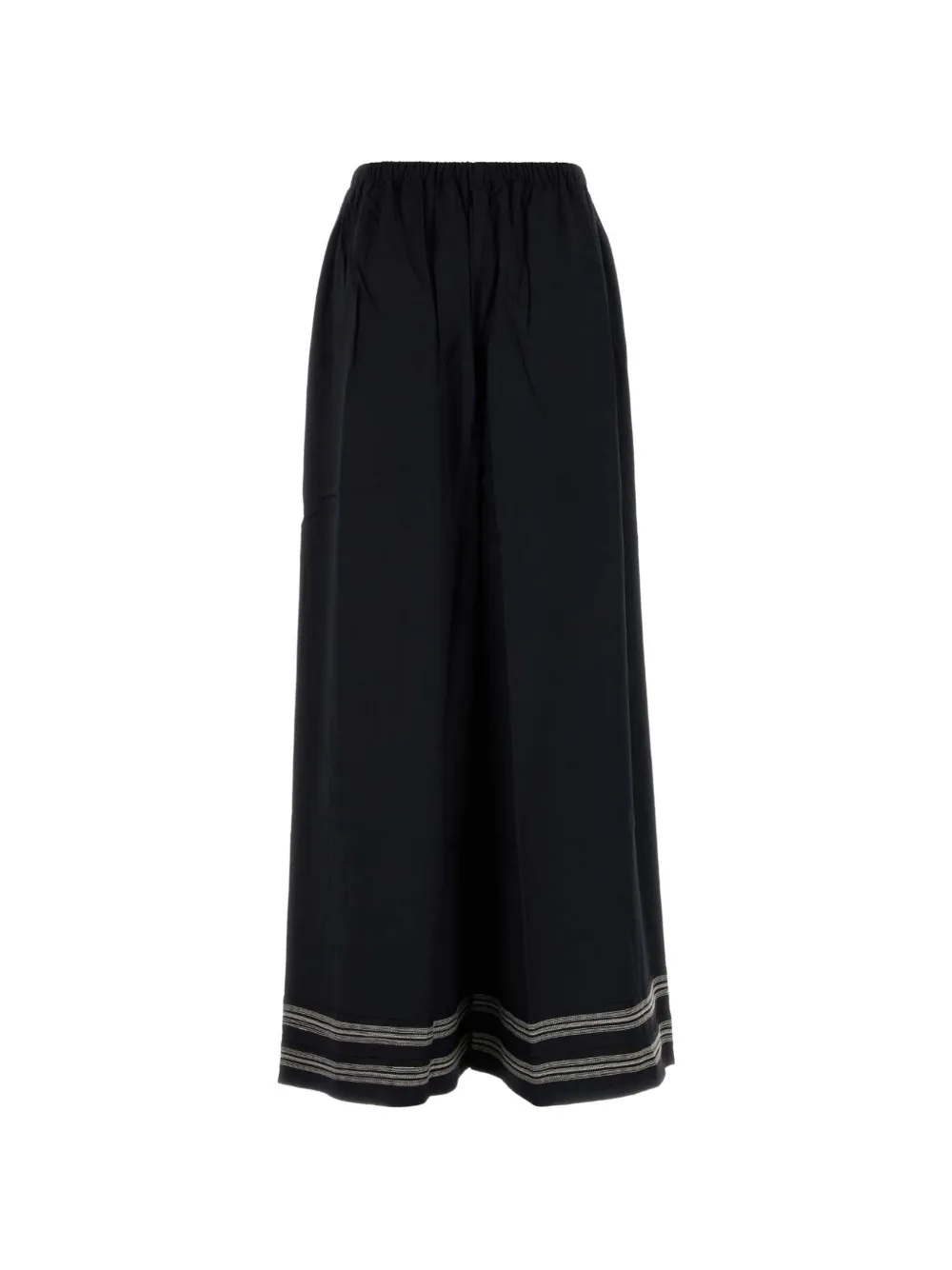 Bode Mathilde Stripe-embroidered Trousers