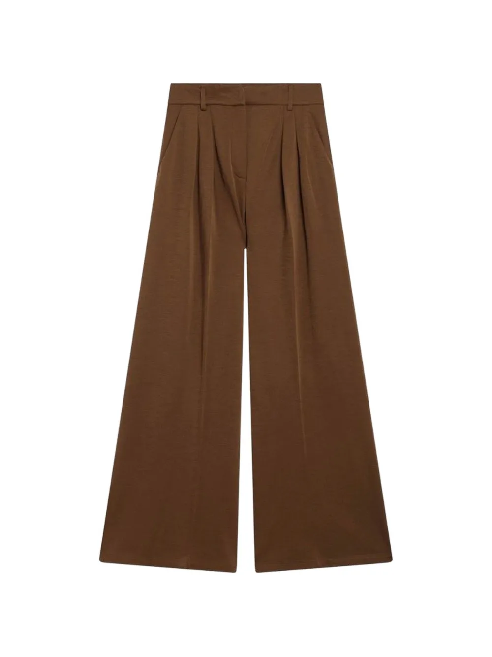 Max Mara Natale pleated trousers - Marrone