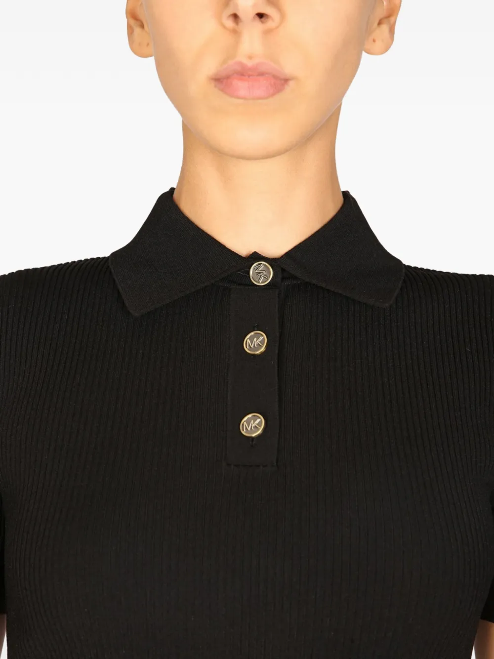 Michael Kors Polotop met logoknoop Zwart