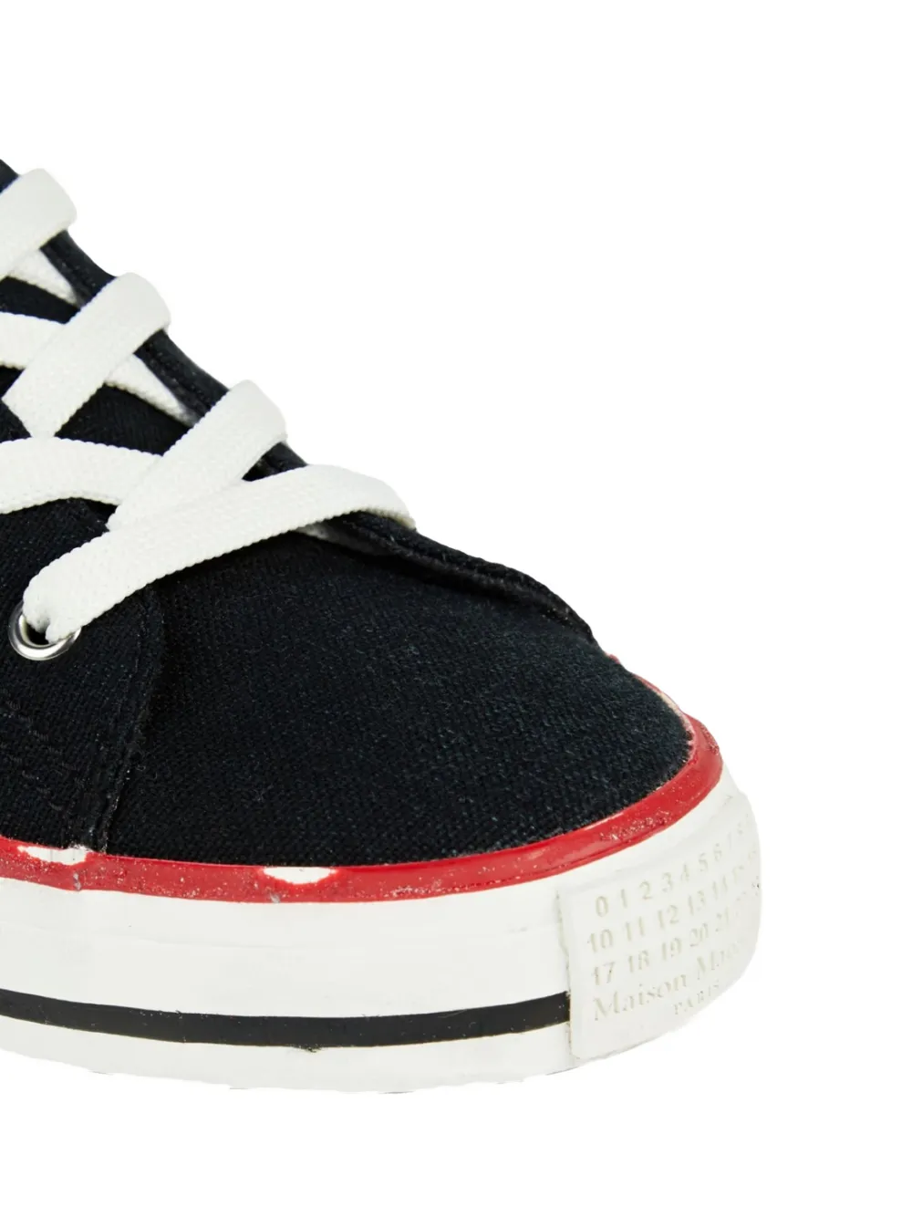 Maison Margiela logo-print sneakers Zwart