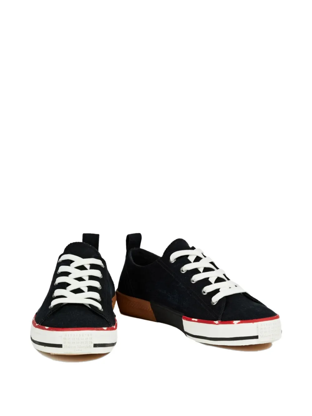Maison Margiela logo-print sneakers Zwart