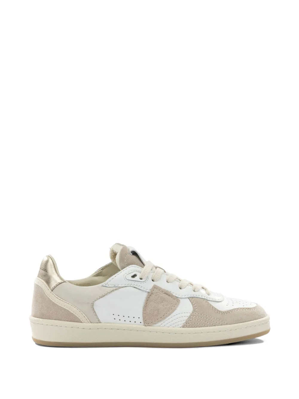 Philippe Model Paris Pgal leather panelled sneakers - Bianco