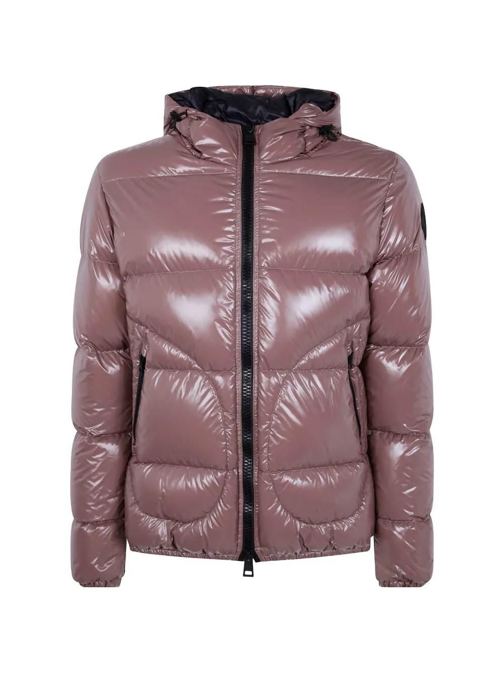 Herno gloss-finish padded coat - Pink