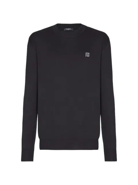 Balmain fine silk and cotton jumper
