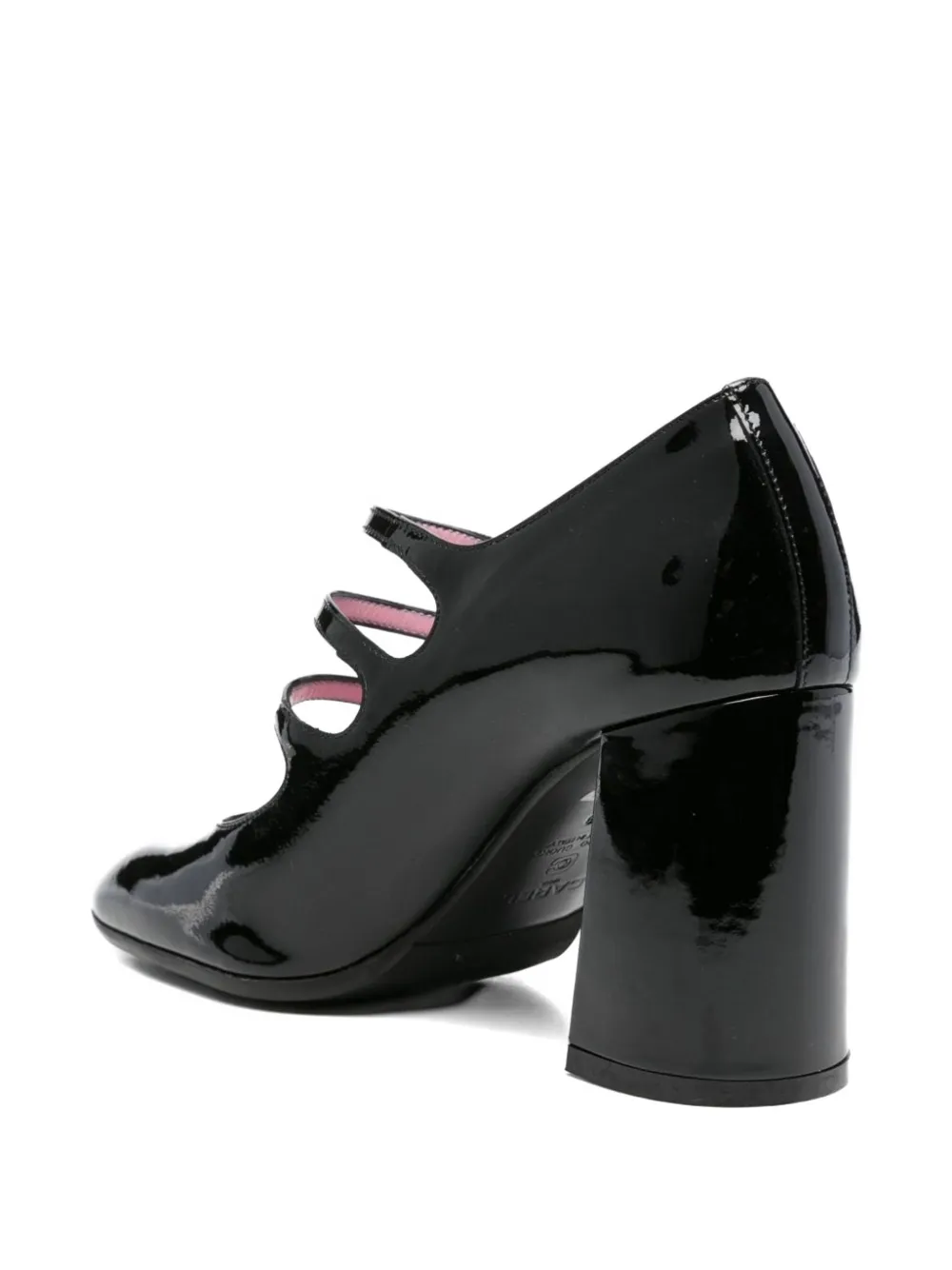 Carel Paris Mary Jane leren pumps Zwart