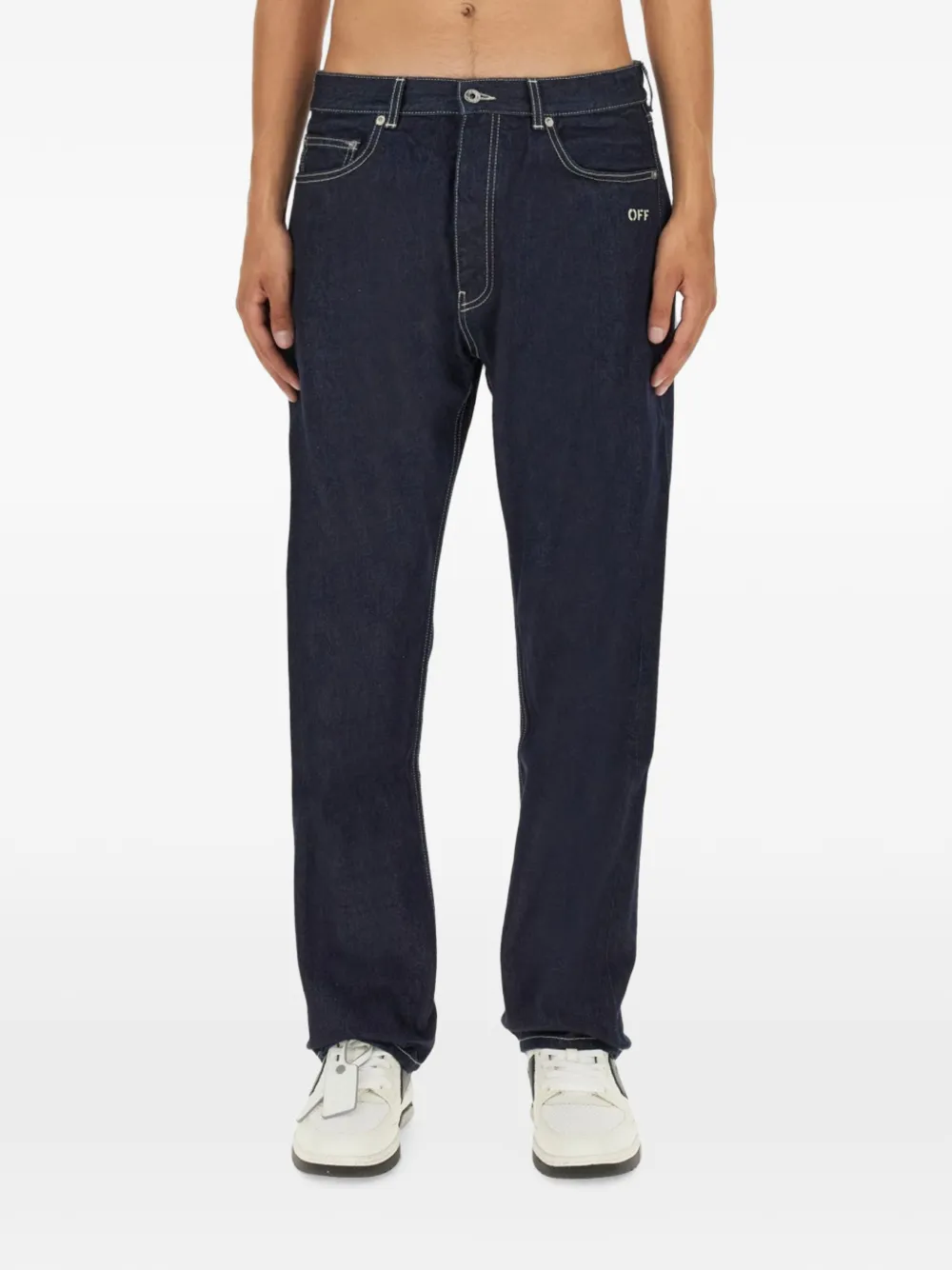 Off-White Skate contrast-stitch jeans